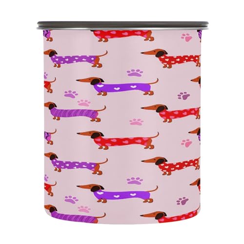 Contenedor hermético acero inoxidable para café 17 oz miniatura 2