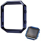 Shareconn Replacement Accessory Steel Frame for Fitbit Blaze Smart Watch Blue