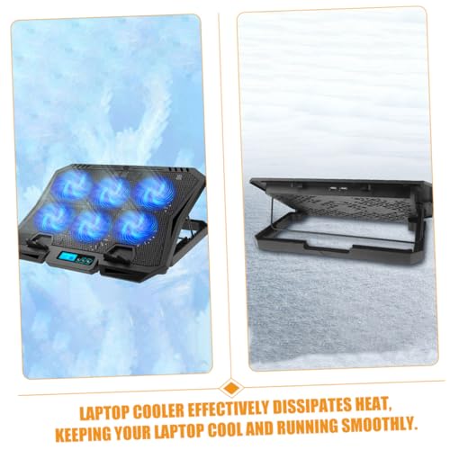 Base refrigerante para laptop 15.6 pulgadas con 6 ventiladores miniatura 3