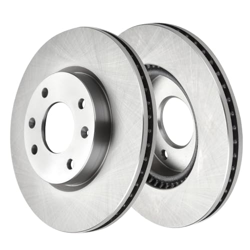 Image of Detroit Axle - FRONT Brake Rotors for 2003-2005 Hyundai Sonata 2003-2006 Kia Magentis Optima, Disc Brake Rotors Set 2004 Replacement: 11.02 inch inch Rotors