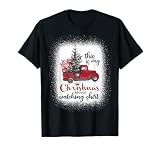 This is My Christmas Movie Watching Shirt Vintage Red Truck T-Shirt