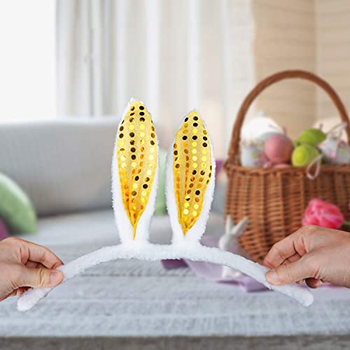 CHUANGOU 6 stuks Bunny Ears Hoofdband, Pasen Party Head Wear, voor Cosplay Party Kostuum Accessoires. - Image 6