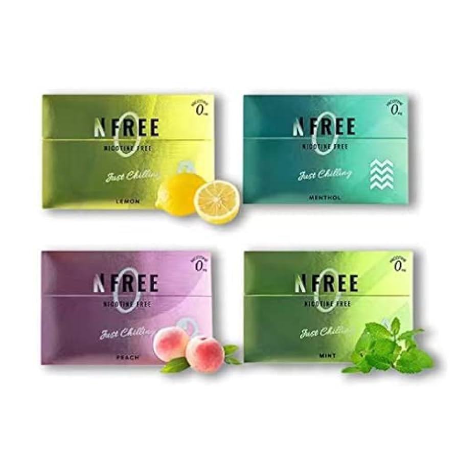 【non】ピーチピンクとターコイズブルー　2枚セットNo.519 Amazon | NFREE エヌフリー スティック たばこ ニコチンゼロ