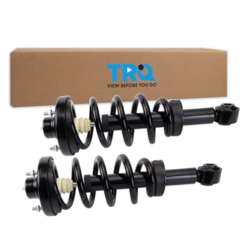 Image of TRQ Rear Shock & Spring Assembly Set Compatible with 18-22 Ford Lincoln
