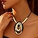 CLOACE Chunky Necklace Gold Pendant Necklaces Fashion Jewelry Accessories for Women