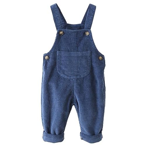 Happy Cherry Baby Boy Girls Corduroy Overalls Toddler Bib Pants Infant Suspender Jumpsuit Romper Fall Outfit