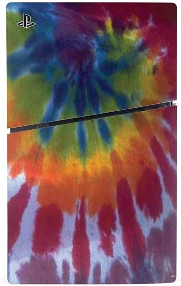 Skinit Decal Gaming Skin Compatible with PS5 Slim Disk Console - Tie Dye Tie Dye Design