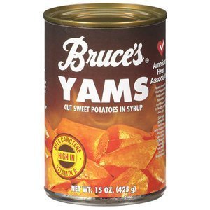 Bruce's Yams, Sweet Potatoes in Syrup, 15 oz can (8