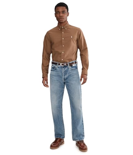 Image of POLO RALPH LAUREN Men's Classic Fit Plaid Oxford Shirt