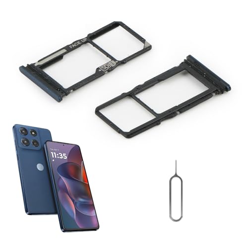 2PCS SIM Card Tray for Motorola Moto G Stylus 5G 2025 XT2517 SIM Card Slot Holder Replacement for Moto G Stylus 5G 2025 with Open Eject Pin（Dark Blue）