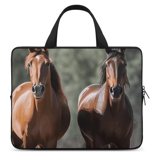 ���b�v�g�b�v�L�����[�P�[�X 13�C���` Animales Horses ���b�v�g�b�v�o�b�O �j�����p �R���s���[�^�[�o�b�O ���b�Z���W���[�o�b�O �d���p