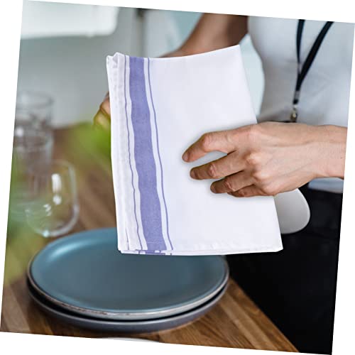 CLISPEED Toalhas De Pano Para Copos 8 Peças Para Limpeza De Taças Toalhas De Microfibra Toalha De Li
