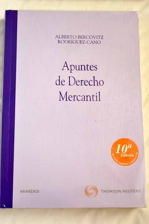 Apuntes de derecho mercantil (10ª ed.)