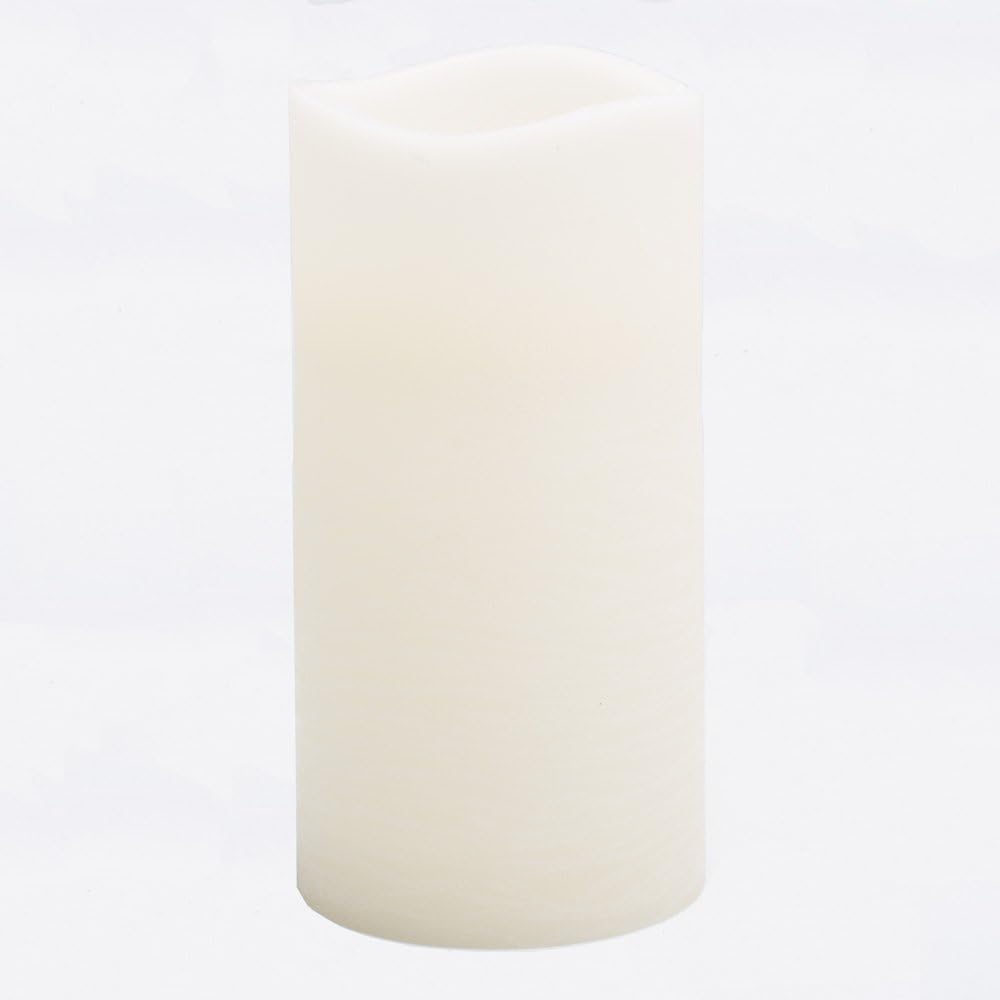 Richland LED Big Pillar Candles Ivory 6" x 12" Set of 4 Large