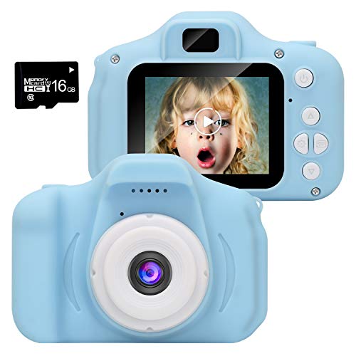 WUBUMIM Kids Digital Video Camera Best Birthday Gifts for Girls Age 3-7