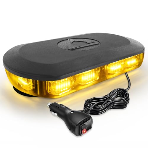 HLauto 700A Rooftop Emergency Strobe Lights Bar, 72 LED Amber