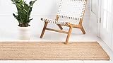 Vipanth Exports - Ręcznie wykonany naturalny chodnik jutowy dywan obszar dywan trwały materiał idealny do przedpokoju, wejścia lub kuchni (60 x 150 cm (2 x 5 stóp))