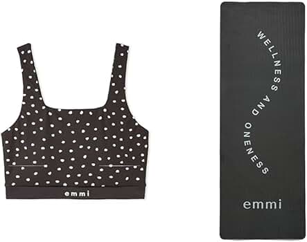 Amazon | [エミ] Yoga eco ドット柄ブラトップ 14WCT244207