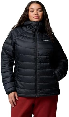 Columbia Women's Powder Lite II Hooded Jacket, Black Ripstop, Small — view 4