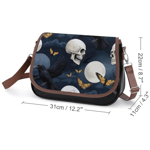 Fashion Leather Bag Travel Casual Shoulder Handbag With Adjustable Strap2