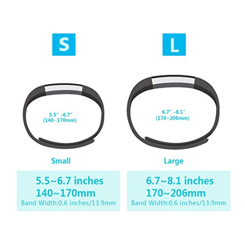 Gincoband 12Pcs Fitbit Alta Hr Accessory Replacement Bands With Clasp For Fitbit Alta,Alta Hr Sport Arm Band No Tracker (Small) #TOP6
