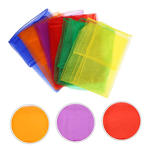12pcs Boys and Girls Play Scarves Scarves for Dance Juggling and Performance Breathable and Skin-friendly Veils for Creative Play3