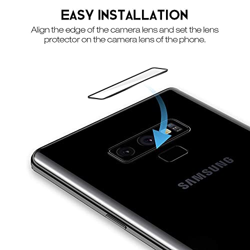 LK [2+3 Pack Compatible for Samsung Galaxy Note 9, 2 Pack Screen Protector + 3 Pack Camera Lens Protector, in-Display Fingerprint Support, HD Ultra-Thin, Flexible TPU Film for galaxy note 9