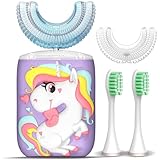 Kids U-Shaped Electric Toothbrush, Sonic Automatic...