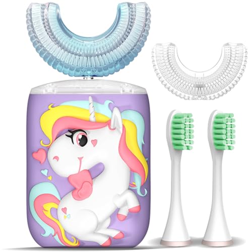 Kids U-Shaped Electric Toothbrush, Sonic Automatic...