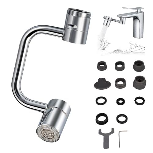1440 Rotatable Faucet Aerator Extension 2026 New 2 Modes Universal Sink Faucet for Splash Reduction 1080 Rotating Multifunctional Faucet Extender for Bathroom Sink Kitchen