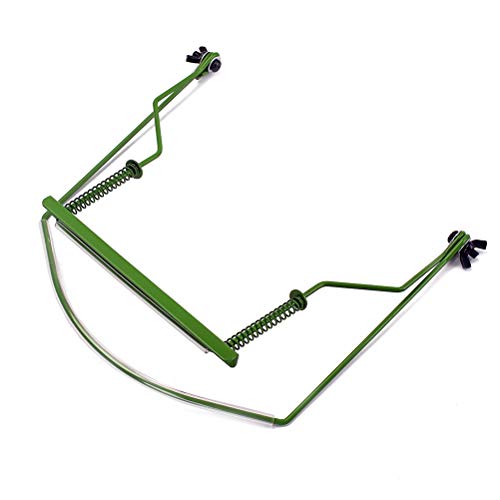 Harmonica Holder for 10 Holes Harmonica Hands Harmonica Neck Holder Rack Harmonica Accessory (Green)