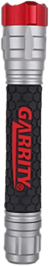 Garrity Tactical 250 Lumen Flashlight, LED, Aluminum with Anti-Slip Rubber Grip, 3 Light Modes, Water Resistant IPX4, 2 AA Batteries Included