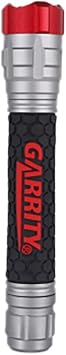 Garrity Tactical 250 Lumen Flashlight, LED, Aluminum with Anti-Slip Rubber Grip, 3 Light Modes, Water Resistant IPX4, 2 AA Batteries Included