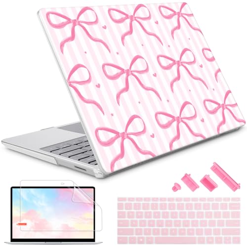 Coque Surface Laptop Go 3 2 1 rigide à rayures avec protections écran et clavier