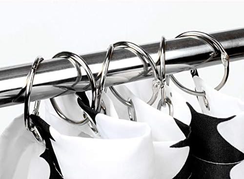 SCLF 5CM Large Binder Rings 10 Pack 2 Inch 50mm Diameter Book Loose Leaf Binder Rings Key Keychain Rings