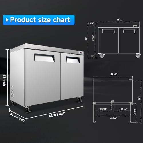 DeepTide 14 Cu.ft Undercounter Refrigerator