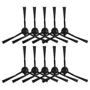 Honseadek Ersatz-Kantenbürste für Medion SW MD 20004 Saugroboter, Nylon-Seitenborsten für Eckenreinigung, Kehrzubehör, 4/10 (10 Stück)