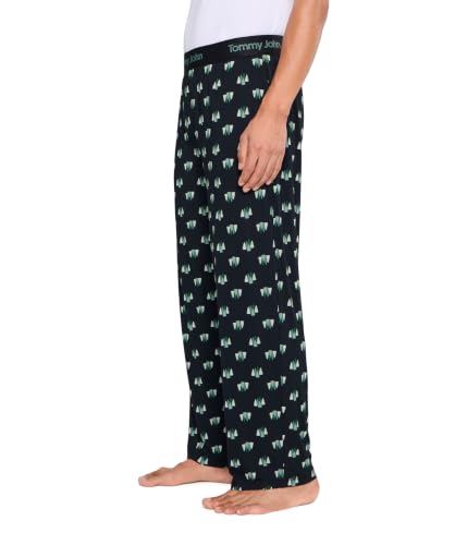 Image of Tommy John Men's Second Skin Pajama Pants - Comfortable Soft Sleep & Lounge Bottoms for Men