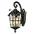 DEWENWILS Dusk to Dawn Outdoor Wall Light, Waterproof Exterior Light Fixture, Black Roman 17.7" H Wall Mount Sconce Porch Lights, Outside Wall Lantern for House, Garage, Patio, E26 Socket