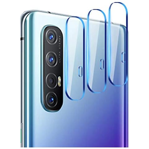 NOKOER Back Camera Lens Protector for Oppo Find X2 Neo, [3 Pack] Ultra-Thin 2.5D HD Camera Lens Tempered Glass Protector Film - Transparent Cover
