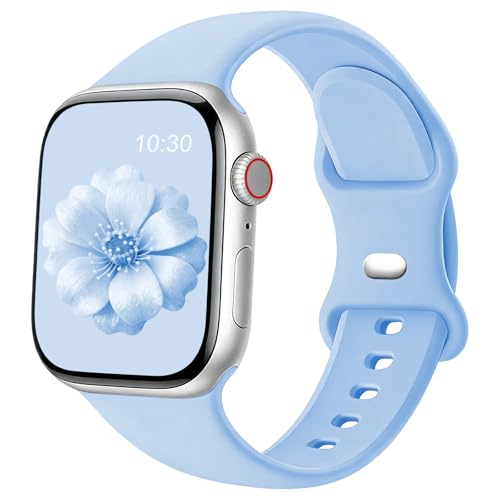 Gleetik �X�|�[�c�E�H�b�`�o���h Apple Watch�o���h ���f�B�[�X �����Y 38mm 40mm 41mm 42mm 44mm 45mm 46mm 49mm �\�t�g�V���R�� �\�t�g���X�g�o���h �����p�X�g���b�v iWatch�o���h�V���[�Y11 