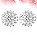 Amosfun 2 piezas clips de zapatos de diamantes de imitación moda diamante...