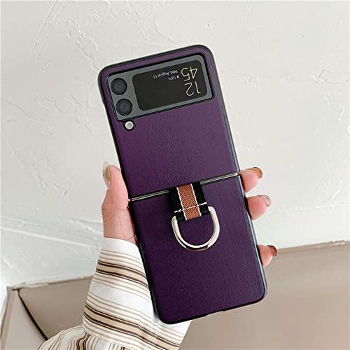 Coque violet foncé Samsung Z Flip 4 idéale pour un usage quotidien urbain