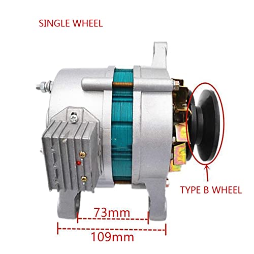 Power Station, Generador Lámpara de Carga AC/DC 12v Vehículo Agrícola Triciclo CopperTractor Doble Uso Magnet, para Exterior (1000W doble rueda) miniatura 4