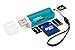 Produktbild Kartenlesegerät USB Kartenleser Multi Kartenleser SDHC Kartenleser/Cardreader Für Micro SD, M2, Pro Duo, SDHC Windovs 10 Kompatiebel Blau