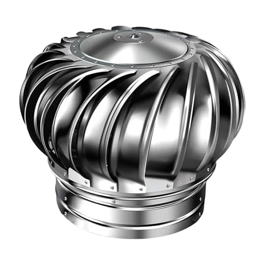 Sombrerete de Chimenea Giratorio de Acero Inoxidable Tapa de Techo Redonda para Instalaciones Industriales Granjas Chimeneas de Salón 75mm 200mm 400mm(160mm)
