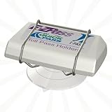 JL Safety Indestructible Toll Pass Holder with Largest Suction Cup for EZ-Pass, I Pass, FasTrak, SunPass & SunPass Pro, Uni, NC QuickPass, EPass Xtra, 91 Express Lanes & More - Made in USA
