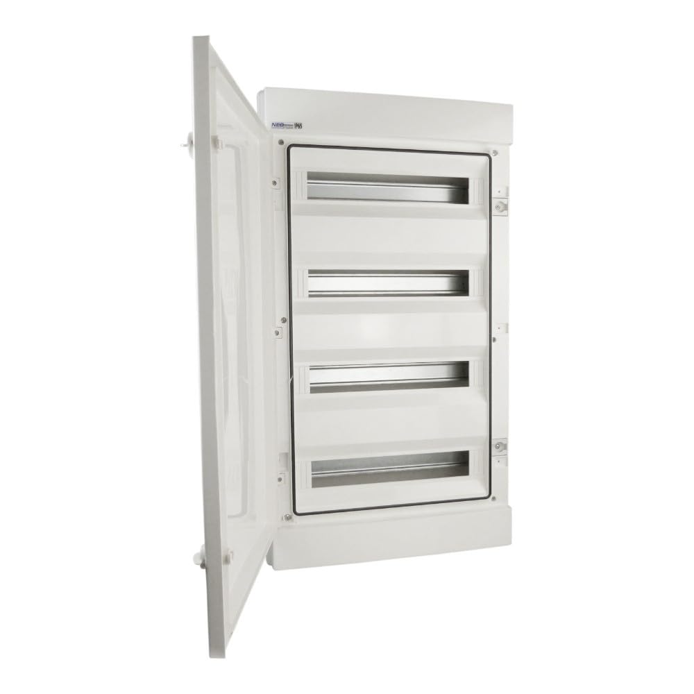 Feuchtraumverteiler Sicherungskasten Verteilerkasten RH-72/4B Aufputz 72 Module IP65 VDE 8529