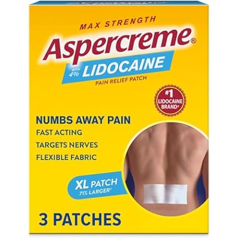 Aspercreme Lidocaine Patches XL - 3 Each, Pack of 2 Cover