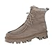 Produktbild Paul Green Damen Schnürbootie mit Warmfutter, Frauen Schnürstiefeletten,Warm gefüttert,Booties,halbstiefel,Kurzstiefel,Beige (Almond),40 EU / 6.5 UK